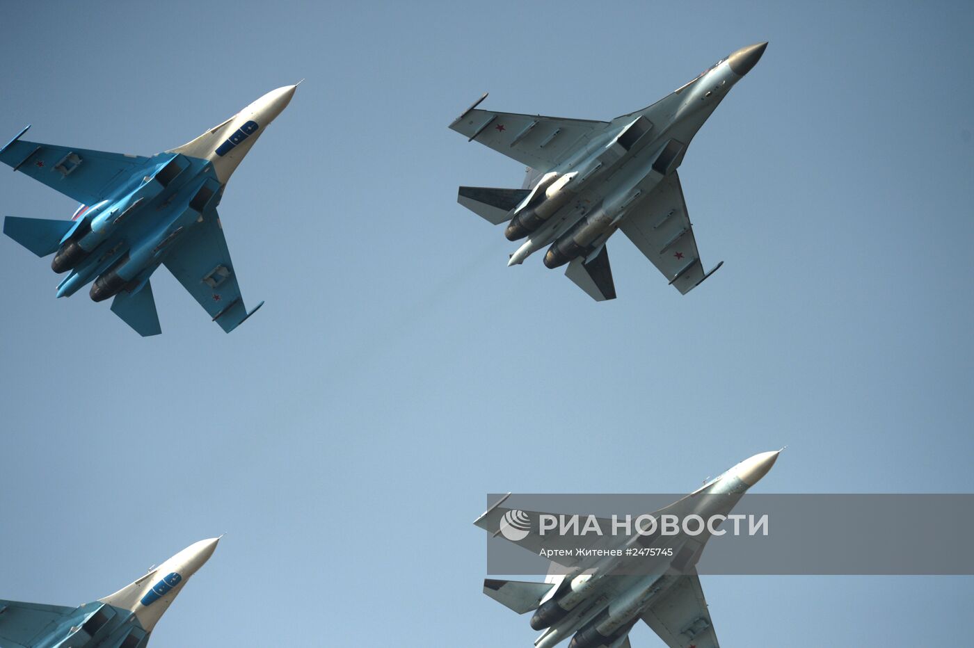 Празднование дня ВВС в Липецке