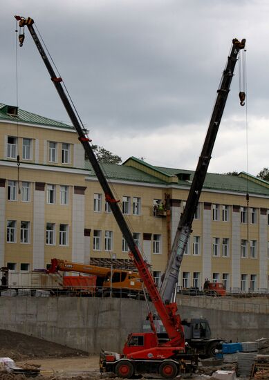 Строительство Президентского кадетского училища во Владивостоке