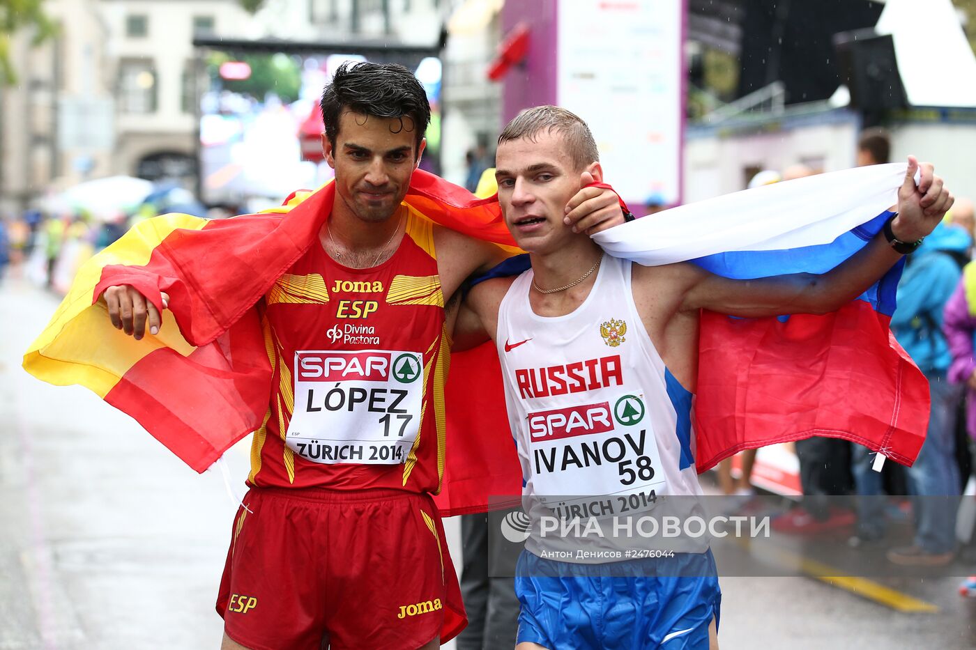 Легкая атлетика. Чемпионат Европы. Второй день