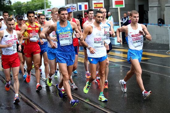 Легкая атлетика. Чемпионат Европы. Второй день