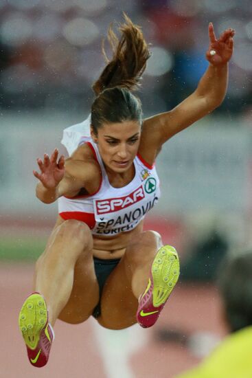 Легкая атлетика. Чемпионат Европы. Второй день