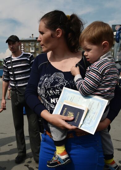 Беженцы из Украины прибыли в Новосибирск