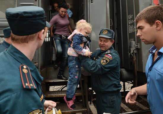 Беженцы из Украины прибыли в Новосибирск