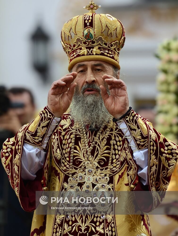 Интронизация нового предстоятеля Украинской православной церкви Московского патриархата