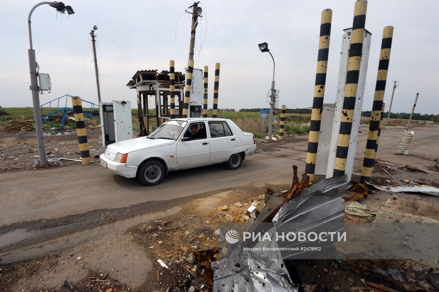 Пункт пропуска "Должанский" в Луганской области