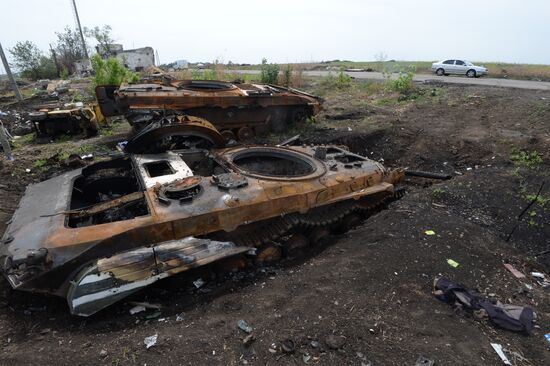 Пункт пропуска "Должанский" в Луганской области