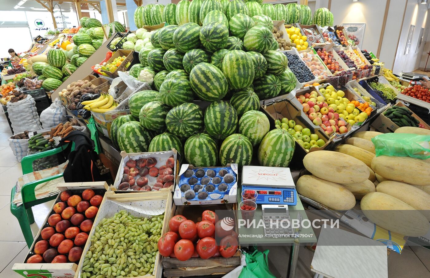 Продуктовый рынок в Челябинске