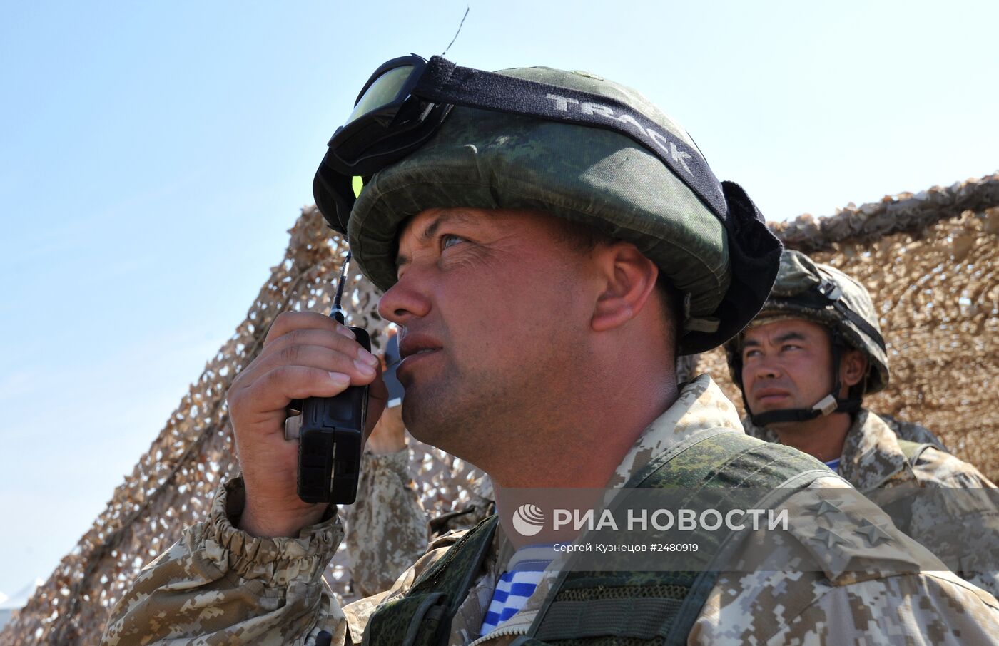 Учения КСОР ОДКБ "Взаимодействие - 2014" в Казахстане