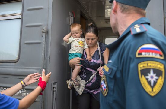 Беженцы из Украины прибыли в Омск
