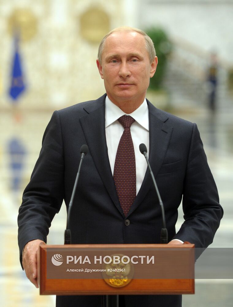 Визит В.Путина в Белоруссию