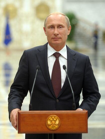 Визит В.Путина в Белоруссию