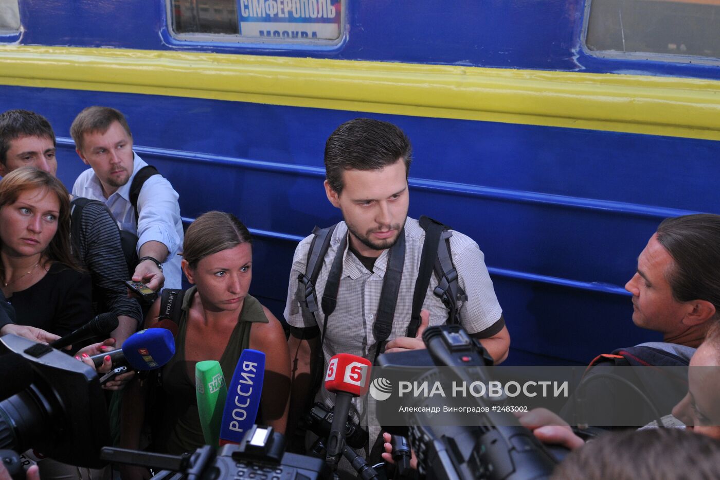 Задержанные на Украине российские журналисты вернулись в Крым