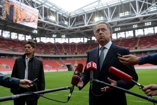 Открытие стадиона футбольного клуба "Спартак" "Открытие Арена"