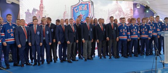 Презентация команды ХК СКА сезона 2014/2015