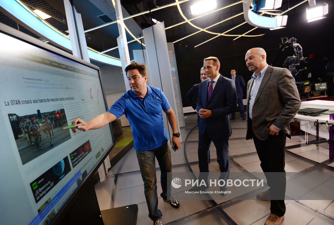 Интервью С.Нарышкина телекомпании Russia Today