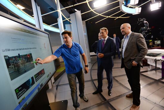 Интервью С.Нарышкина телекомпании Russia Today