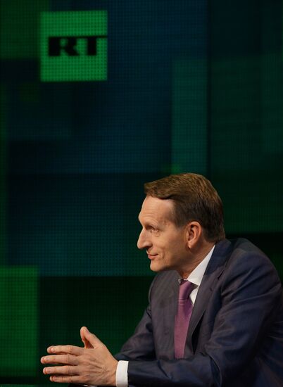 Интервью С.Нарышкина телекомпании Russia Today