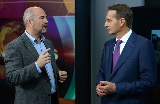 Интервью С.Нарышкина телекомпании Russia Today