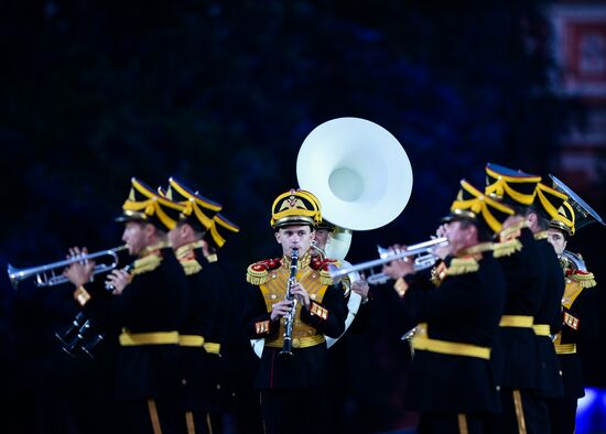 Открытие Международного военно-музыкального фестиваля "Спасская башня"