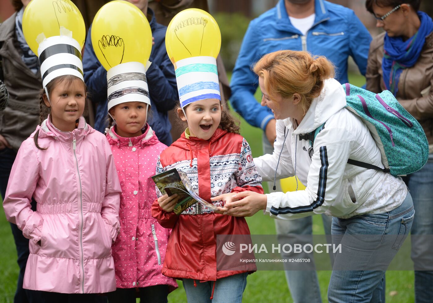 Парад знаний в саду "Эрмитаж"
