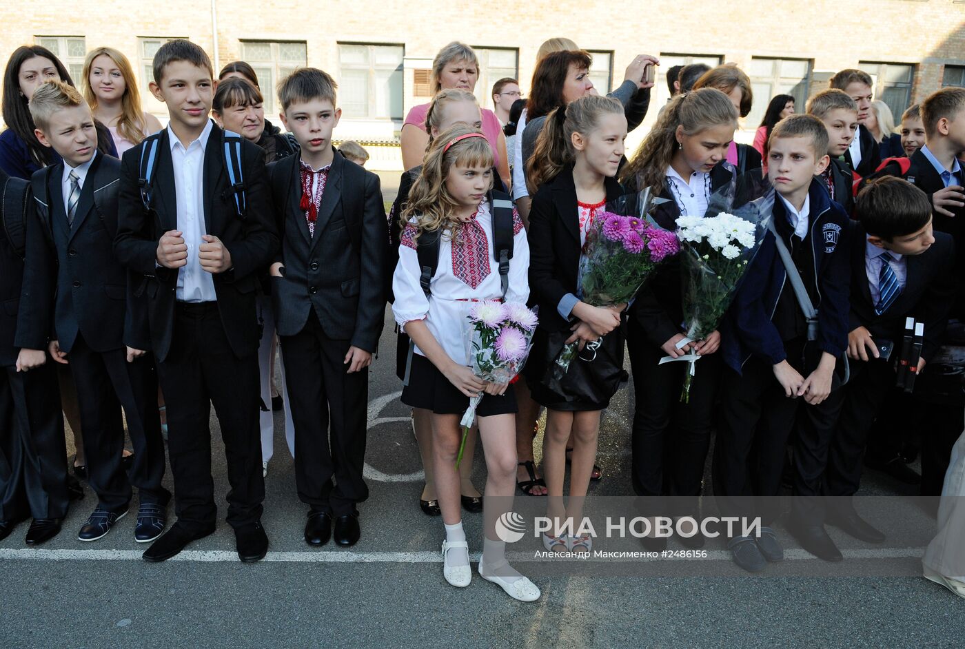 Начало учебного года в школах Украины