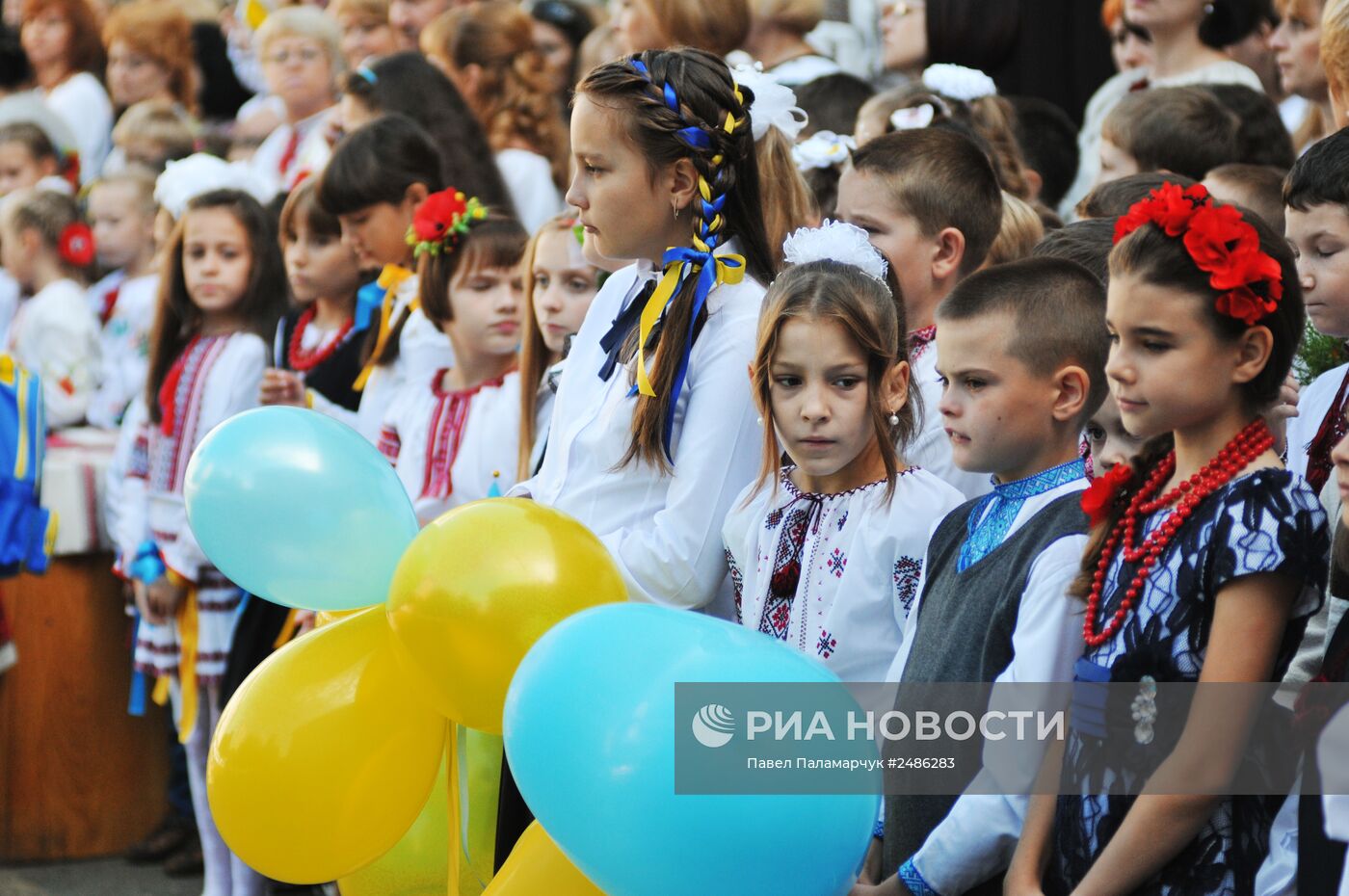 Начало учебного года в школах Украины