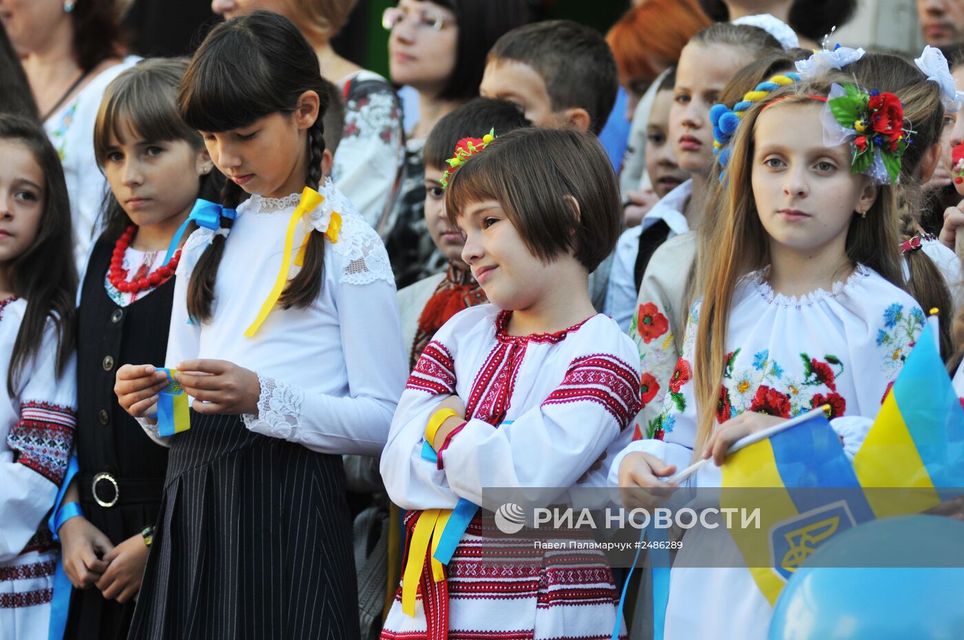 Начало учебного года в школах Украины