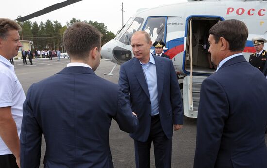 Рабочая поездка В.Путина в Амурскую область