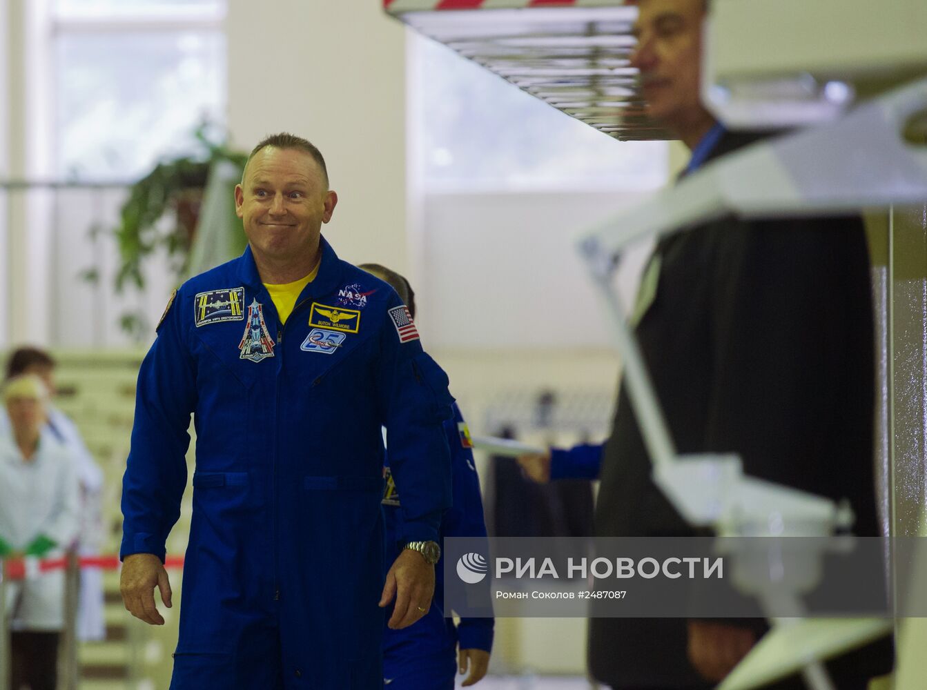 Экзамен основного и дублирующего экипажей "Союз ТМА-14М"