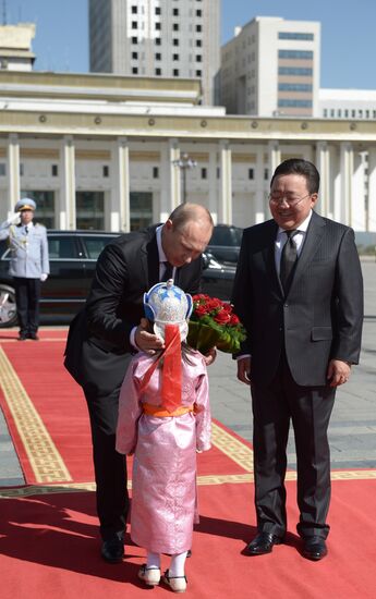 Рабочий визит В.Путина в Монголию