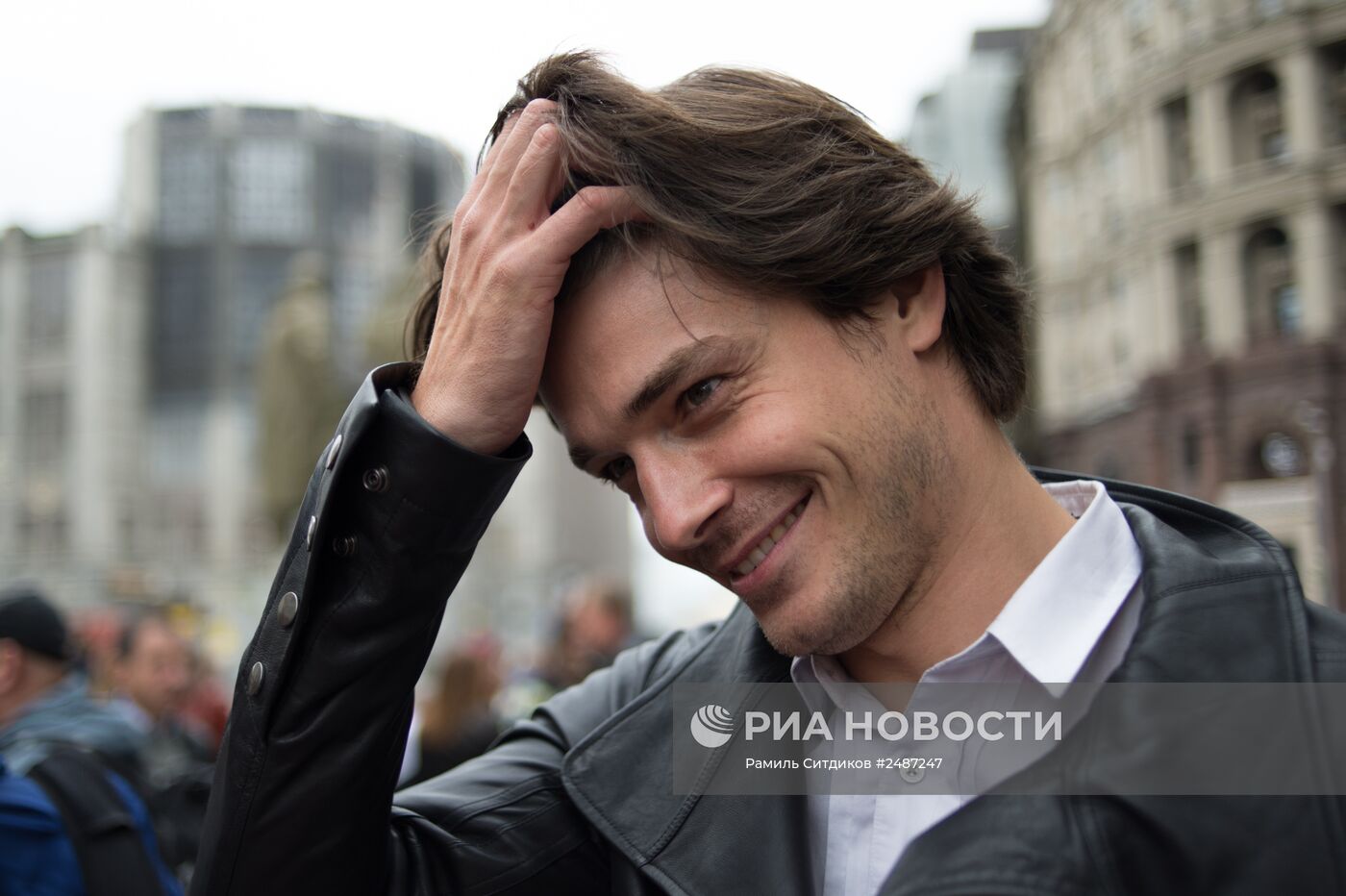 Открытие памятника основателям Московского Художественного театра К.С.Станиславскому и В.И.Немировичу-Данченко