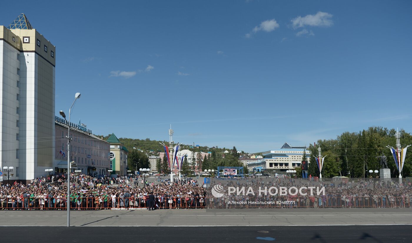 Рабочий визит В.Путина в Республику Алтай