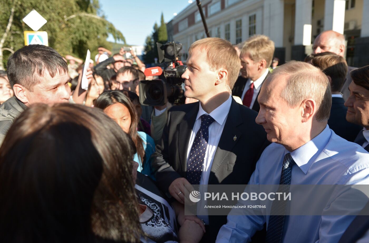 Рабочий визит В.Путина в Республику Алтай