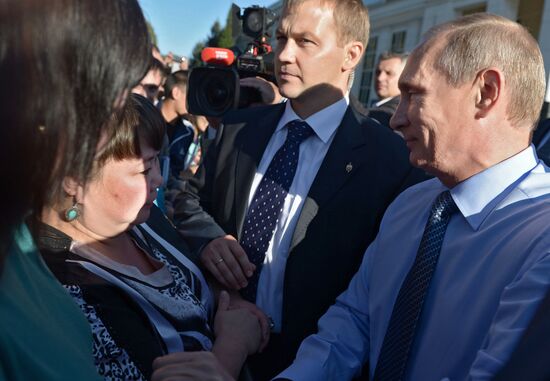 Рабочий визит В.Путина в Республику Алтай