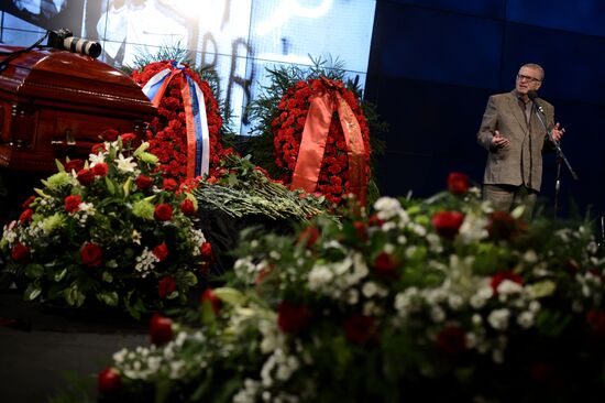 Прощание с Андреем Стениным в МИА "Россия сегодня"