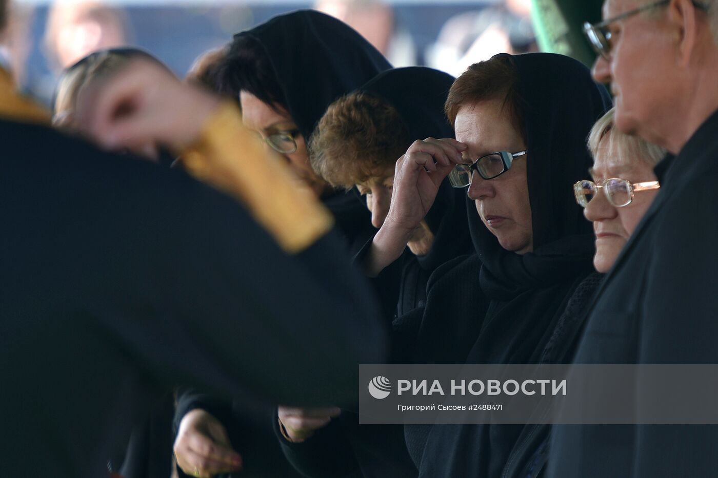 Похороны фотокорреспондента Андрея Стенина