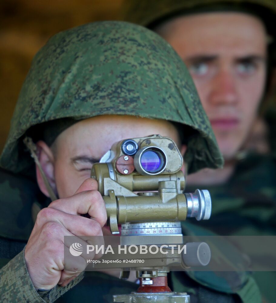 Военные учения в Калининградской области