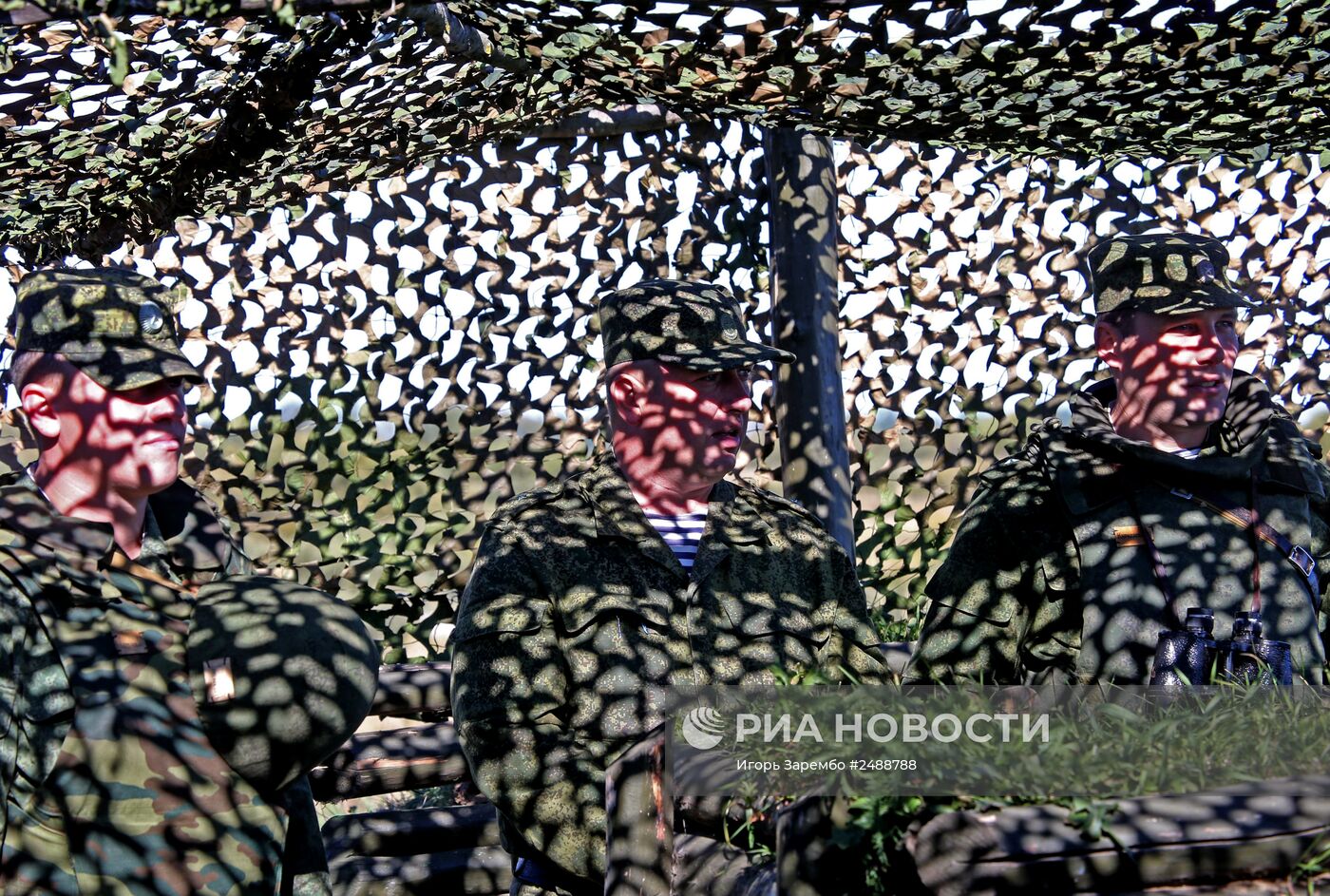 Военные учения в Калининградской области