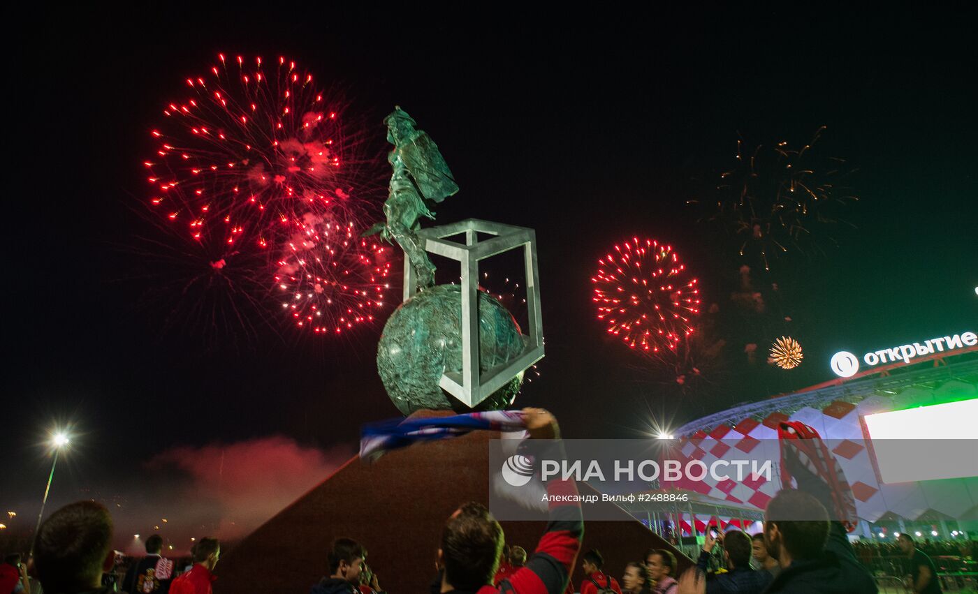 Футбол. Товарищеский матч. "Спартак" - "Црвена Звезда"