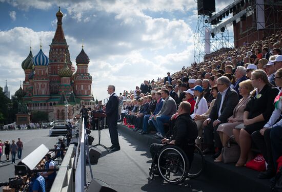 Празднование Дня города в Москве