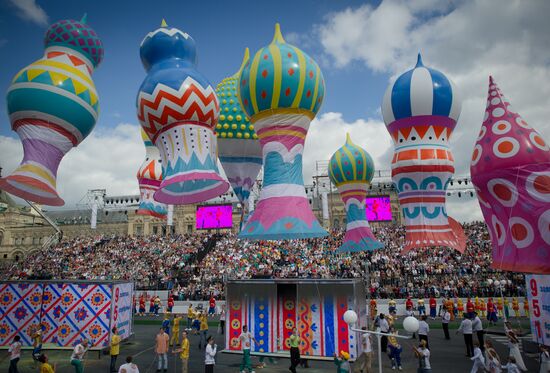 Празднование Дня города в Москве