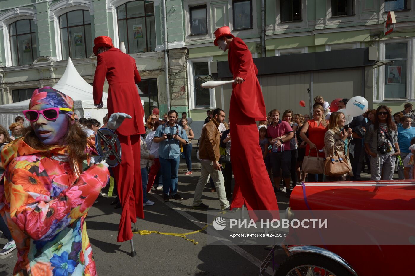 Празднование Дня города в Москве