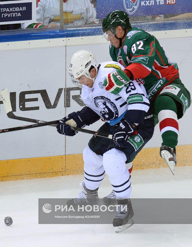 Хоккей. КХЛ. Матч "Ак Барс" - "Медвешчак"