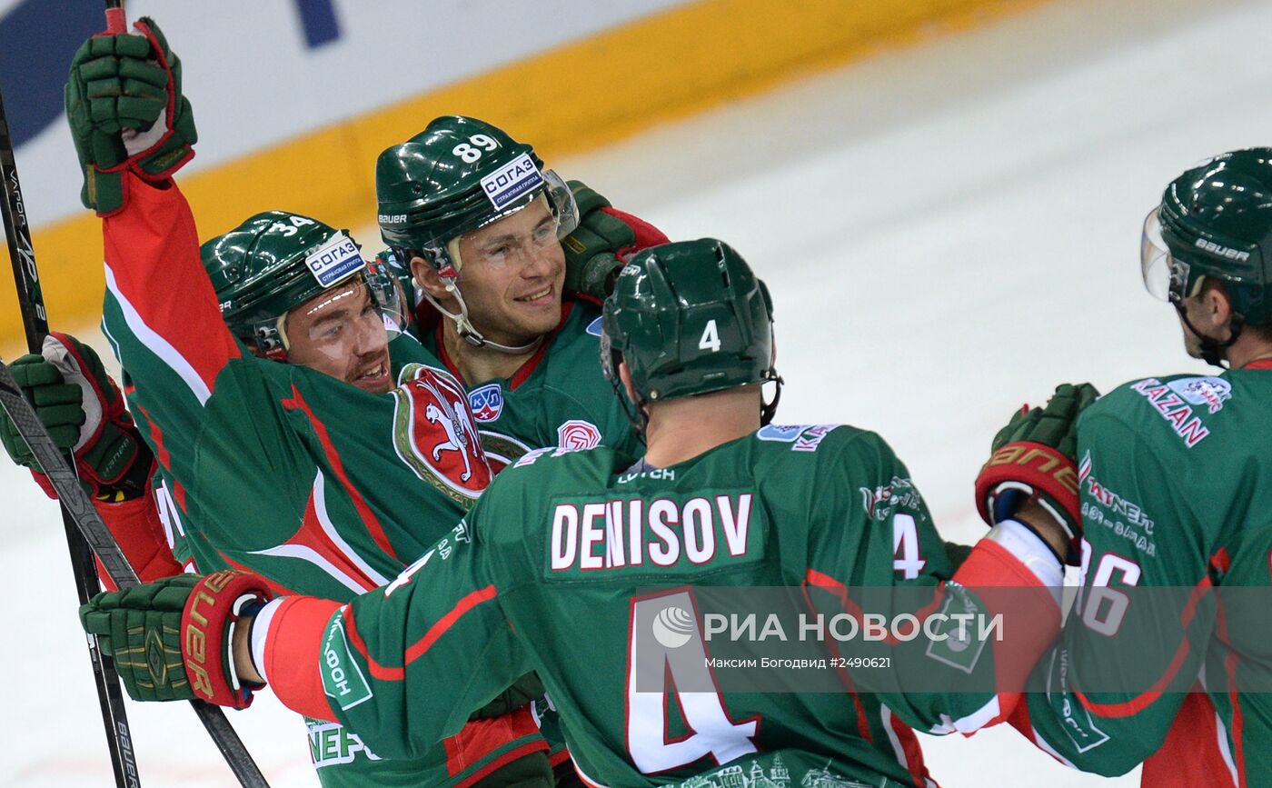 Хоккей. КХЛ. Матч "Ак Барс" - "Медвешчак"