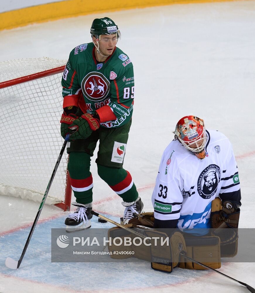 Хоккей. КХЛ. Матч "Ак Барс" - "Медвешчак"