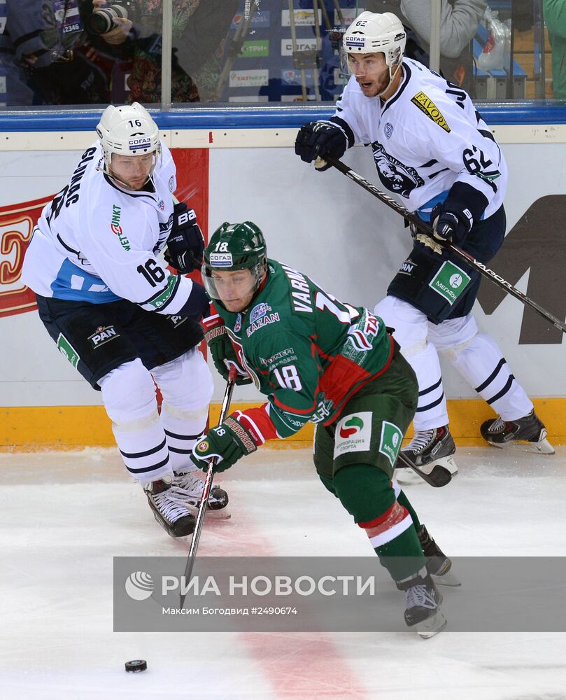 Хоккей. КХЛ. Матч "Ак Барс" - "Медвешчак"