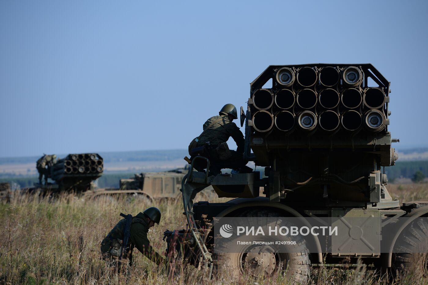 Военные учения на полигоне Чебаркуль | РИА Новости Медиабанк