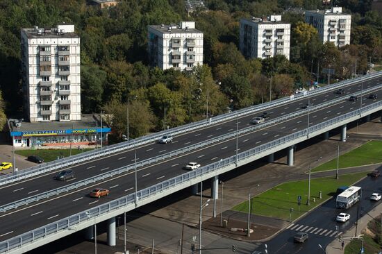 Открытие самой длинной эстакады в Москве