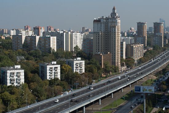 Открытие самой длинной эстакады в Москве