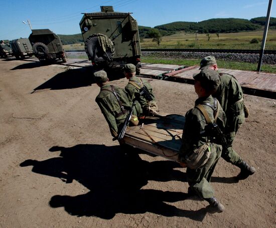 Проверка боевой готовности войск Восточного военного округа